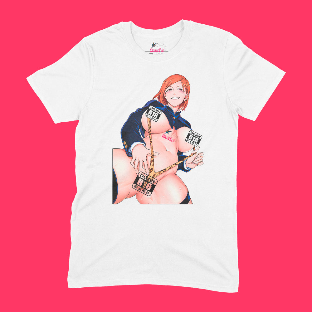 Playera IndexTsu Kuro Jujutsu Kaisen Nobara Kugisaki Doujin 50on!