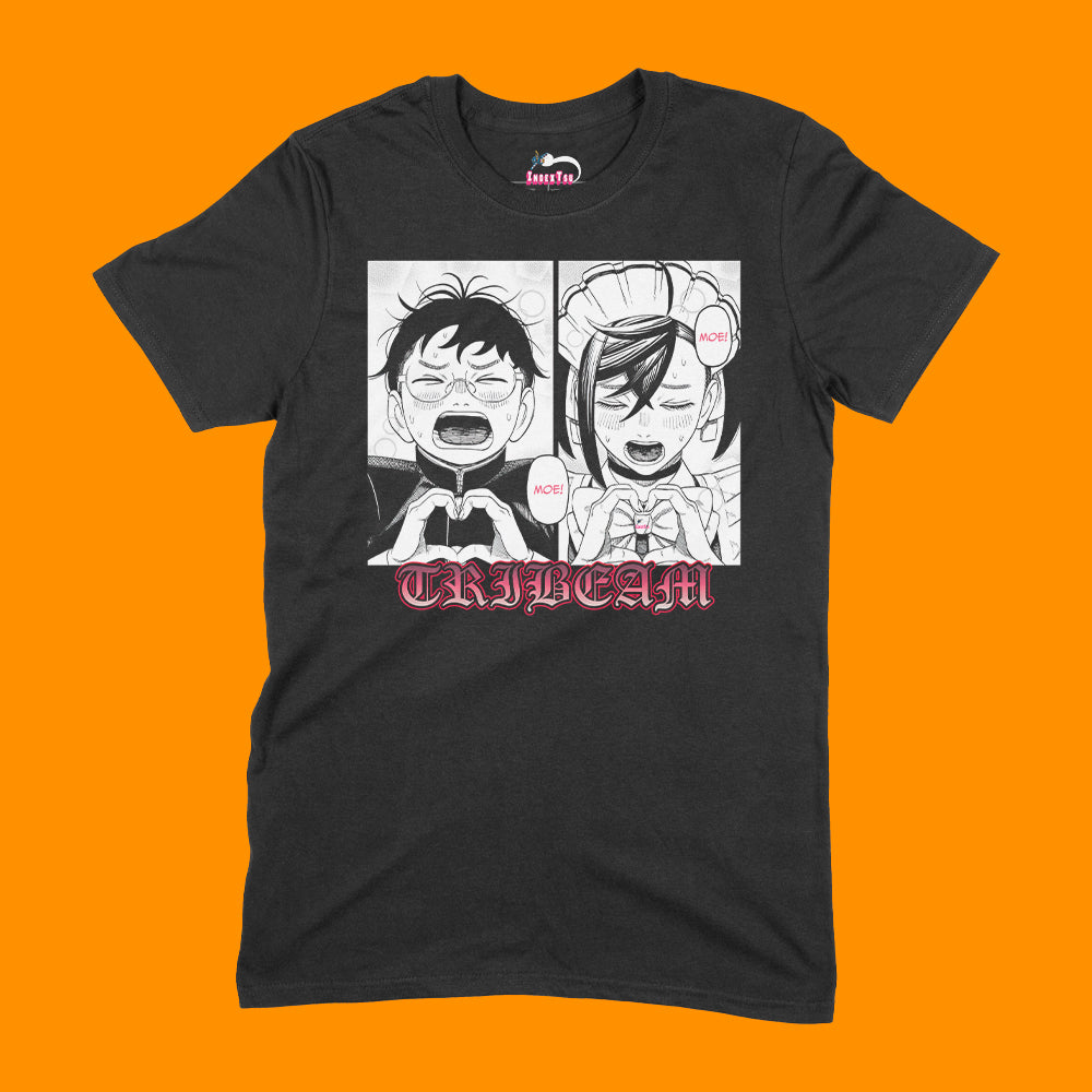 Playera IndexTsu Kuro Dandadan Moe Moe Tribeam