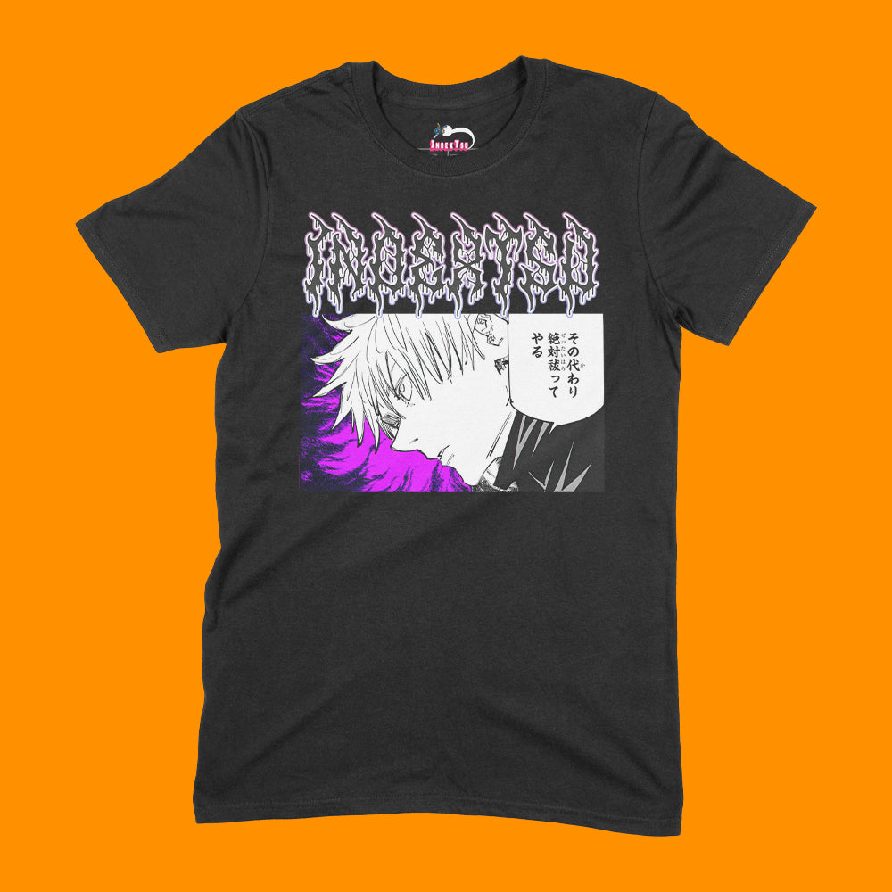 Playera IndexTsu Kuro Jujutsu Kaisen Satoru Gojo IDXTSU
