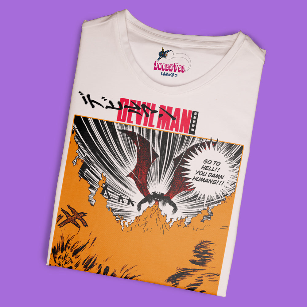 Playera Devilman "GO TO HELL"