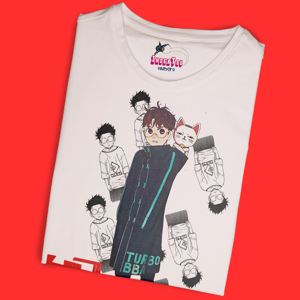 Playera IndexTsu Kuro Dandadan Ken Takakura.