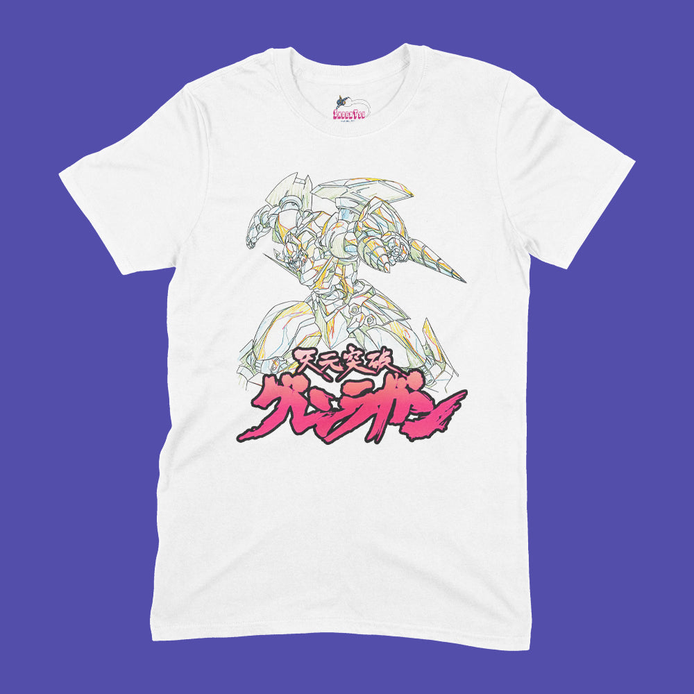 Playera IndexTsu Kuro Tengen Toppa Gurren Laggan Sketch.