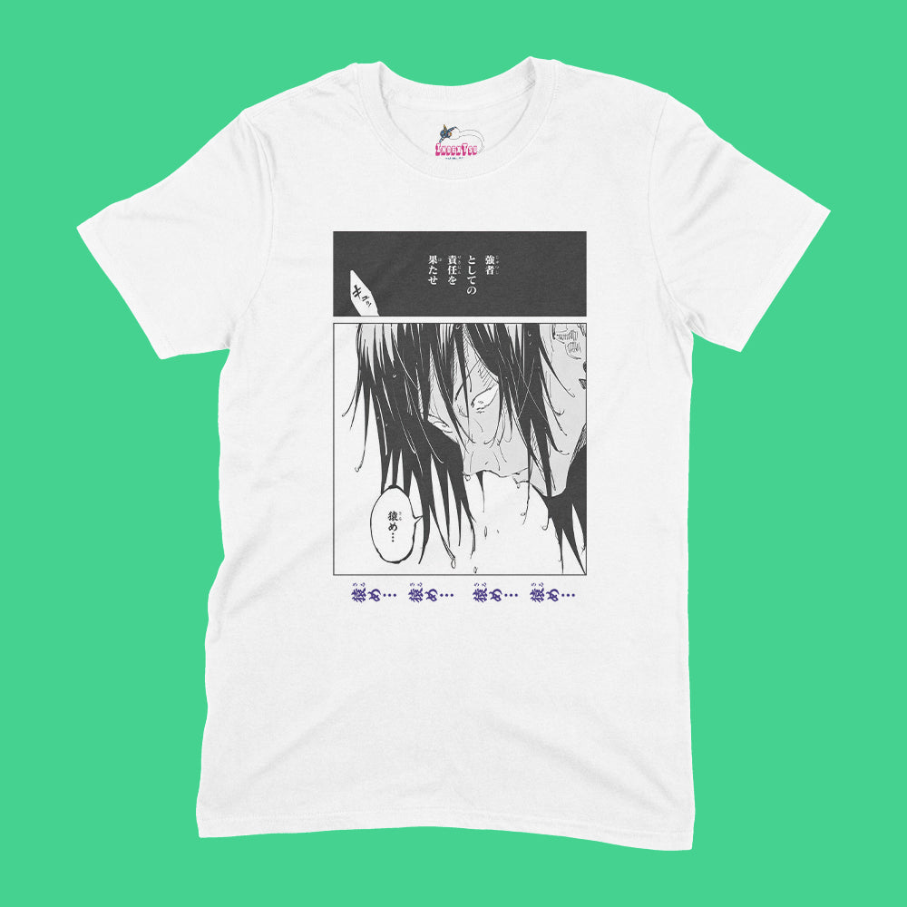 Playera IndexTsu Kuro Jujutsu Kaisen Suguru Geto.