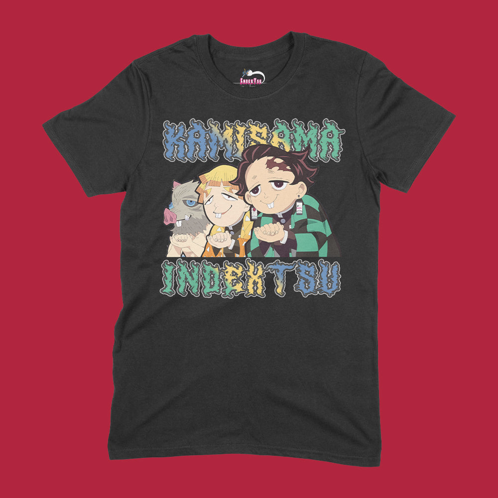Playera IndexTsu Kuro Demon Slayer Kamisama!