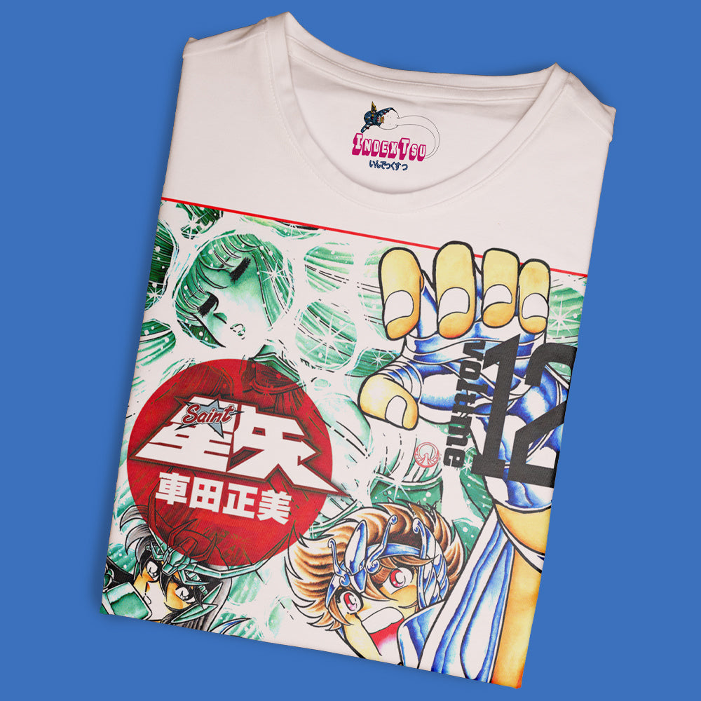 Playera IndexTsu Kuro Los Caballeros del Zodiaco Saint Seiya Volumen 12