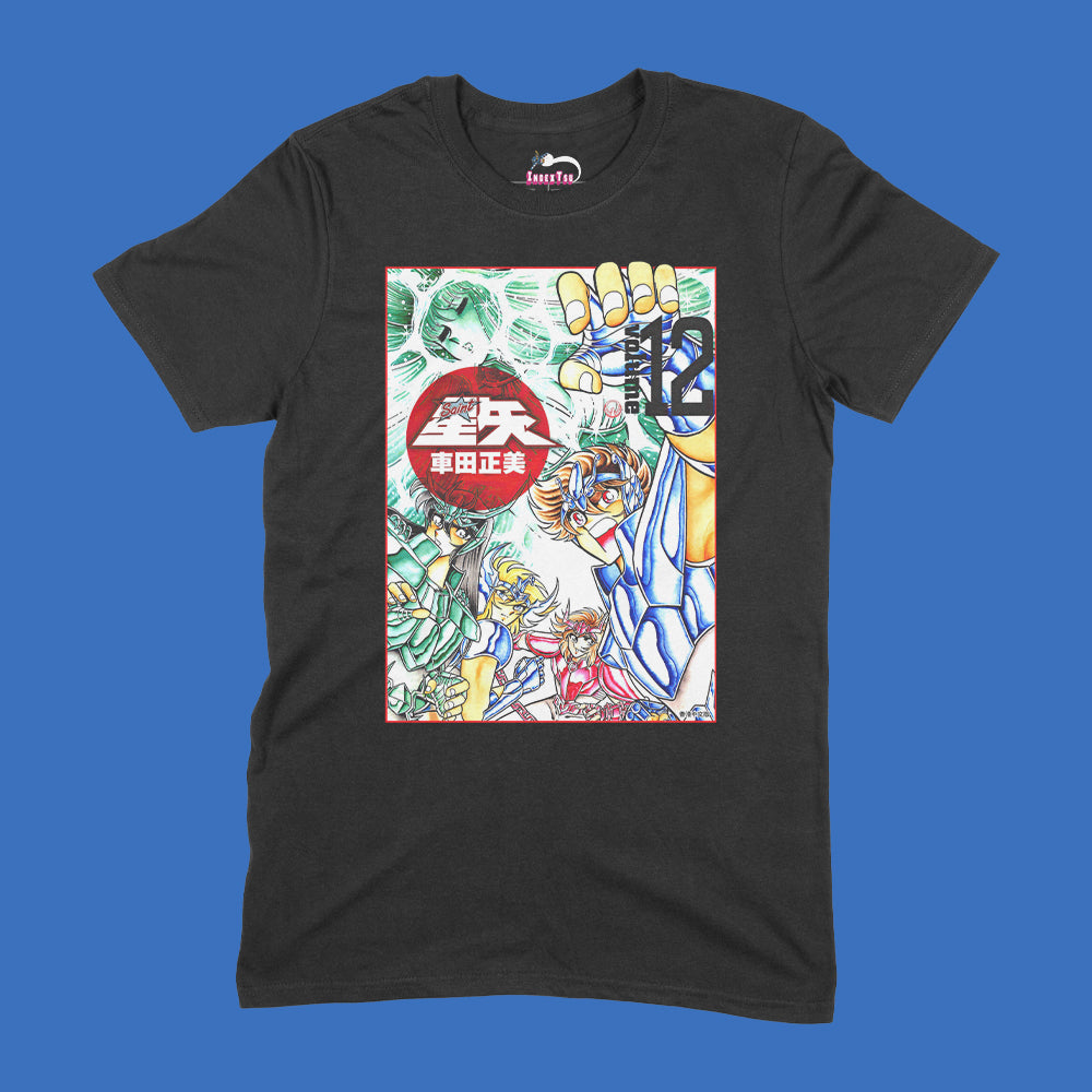 Playera IndexTsu Kuro Los Caballeros del Zodiaco Saint Seiya Volumen 12