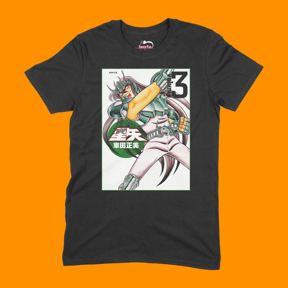 Playera IndexTsu Kuro Los Caballeros del Zodiaco Saint Seiya Volumen 3