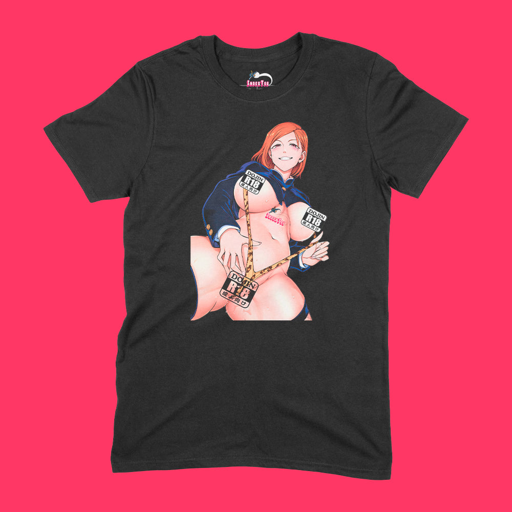 Playera IndexTsu Kuro Jujutsu Kaisen Nobara Kugisaki Doujin 50on!