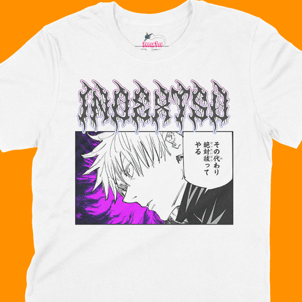 Playera IndexTsu Kuro Jujutsu Kaisen Satoru Gojo IDXTSU