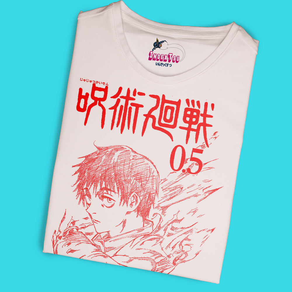 Playera IndexTsu Kuro Jujutsu Kaisen Yuta Okkotsu Tomo 0.5