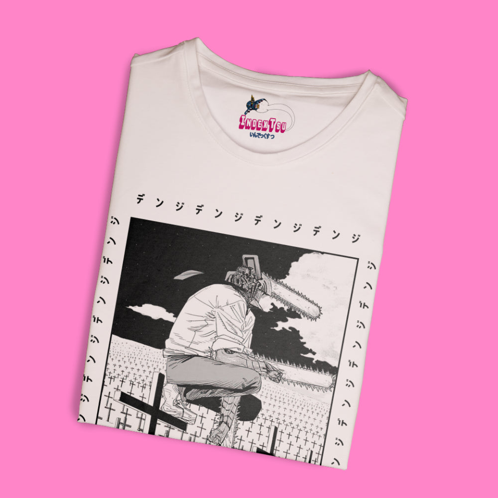 Playera IndexTsu Kuro Chainsaw Man DENJI.