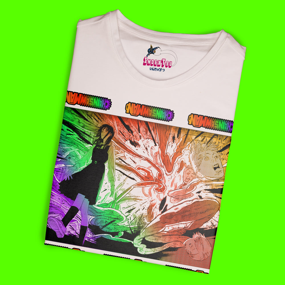 Playera IndexTsu Kuro Chainsaw Man Parte 2 Asa Mitaka.