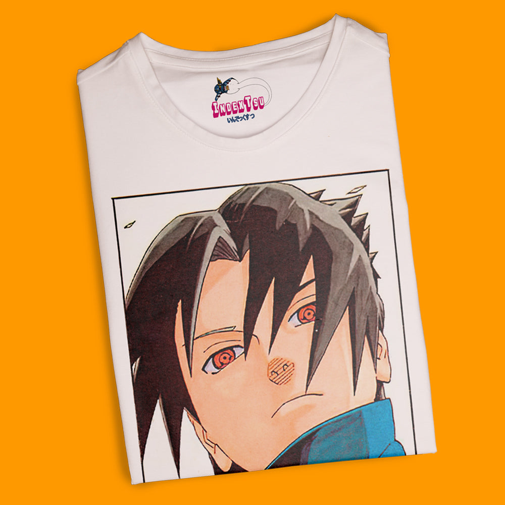 Playera IndexTsu Kuro Naruto Sasuke Uchiha SHARINGAN.