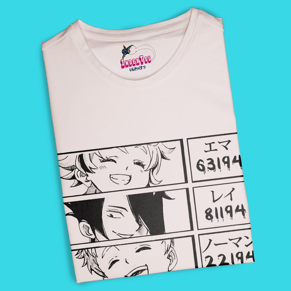 Playera IndexTsu Kuro The Promised Neverland 約束のネバーランド