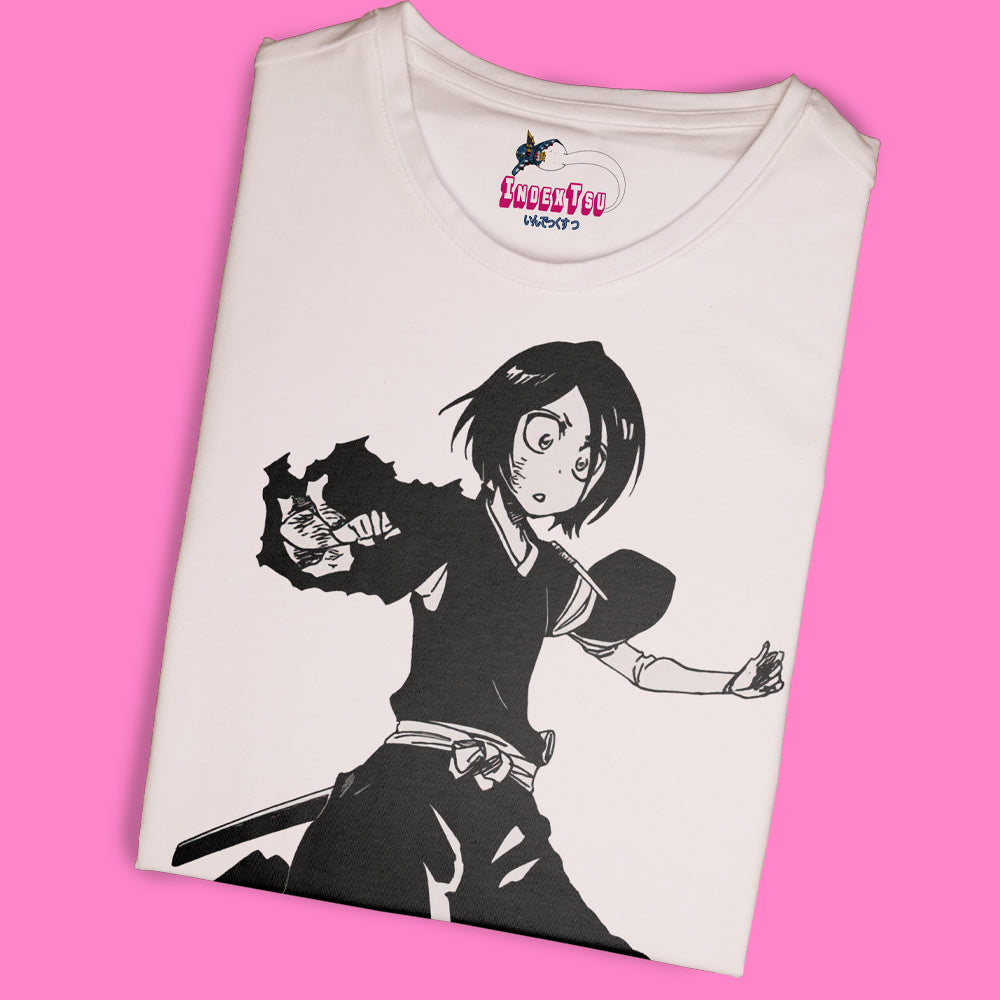 Playera IndexTsu Kuro Bleach Rukia Kuchiki.