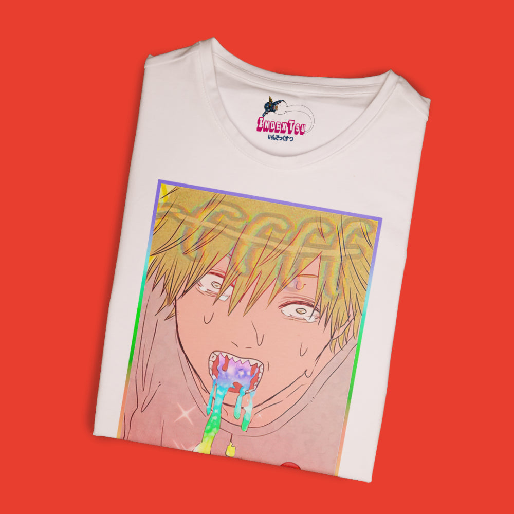 Playera IndexTsu Kuro Chainsaw man DENJI VOMITO