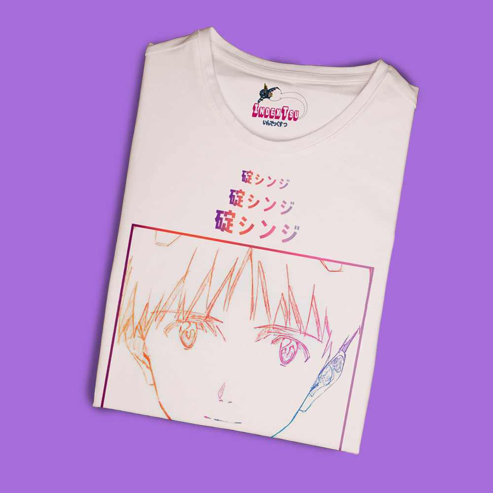Playera IndexTsu Kuro Evangelion SHINJI IKARI 3.0