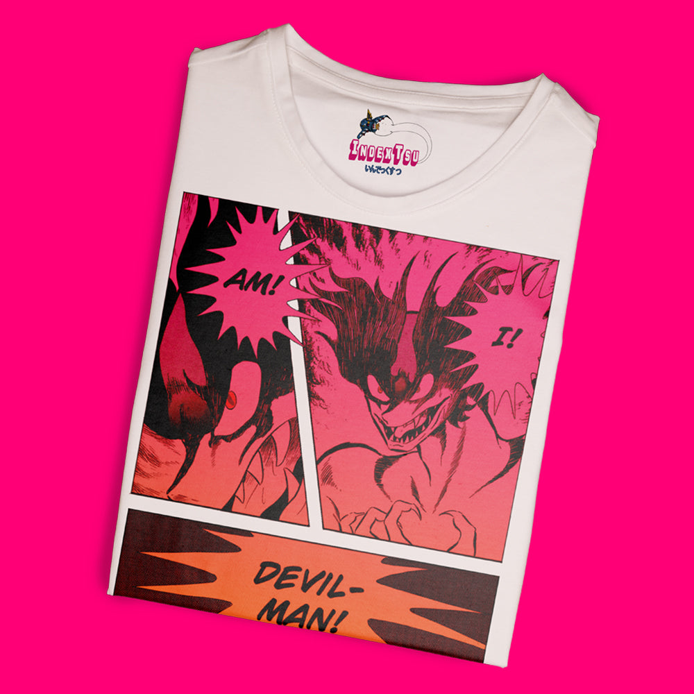 Playera IndexTsu Kuro Devilman "I am Devilman"