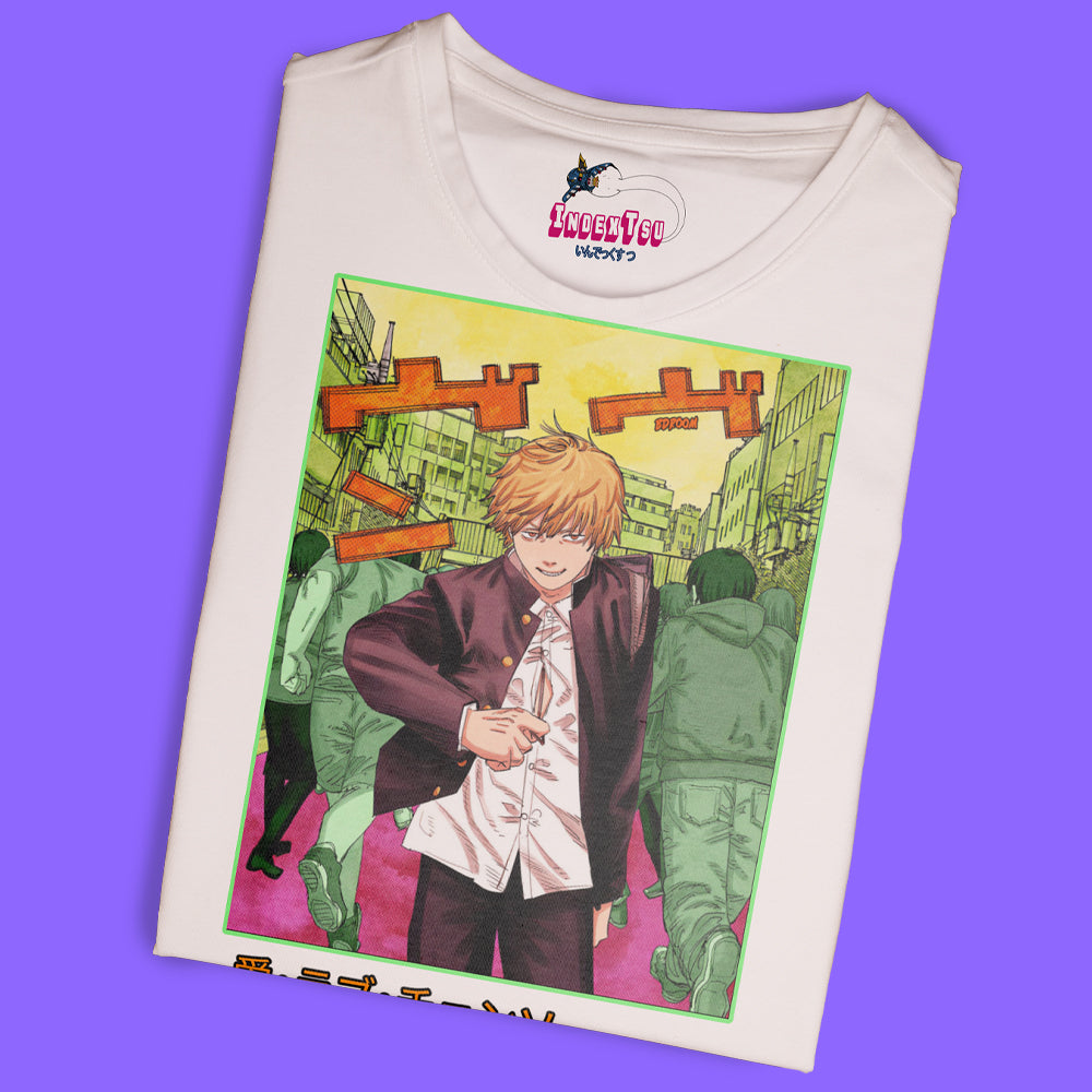 Playera IndexTsu Kuro Chainsaw Man DENJI FINAL.