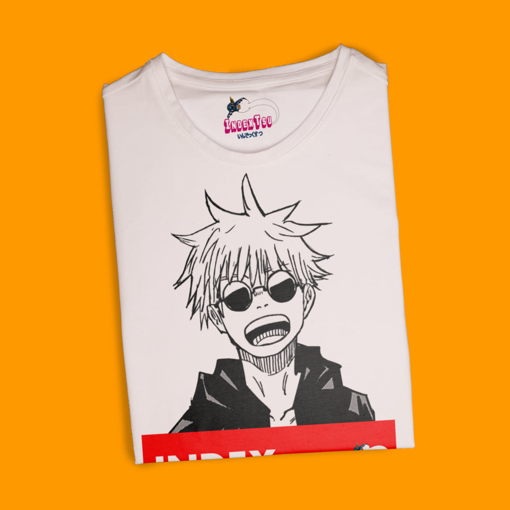 Playera IndexTsu Kuro Jujutsu Kaisen Satoru Gojo IDXTSU