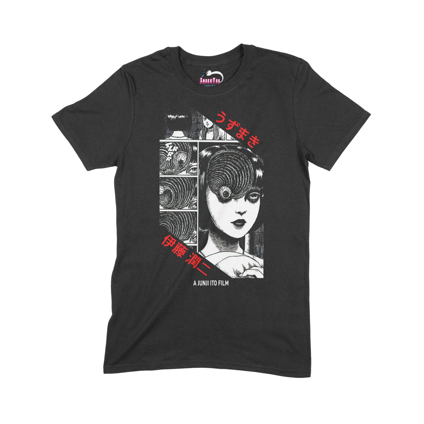 Playera IndexTsu Kuro Uzumaki Junji Ito Film