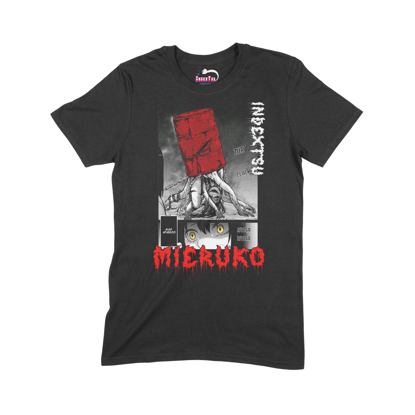 Playera IndexTsu Kuro Mieruko-chan Fantasma Túnel.