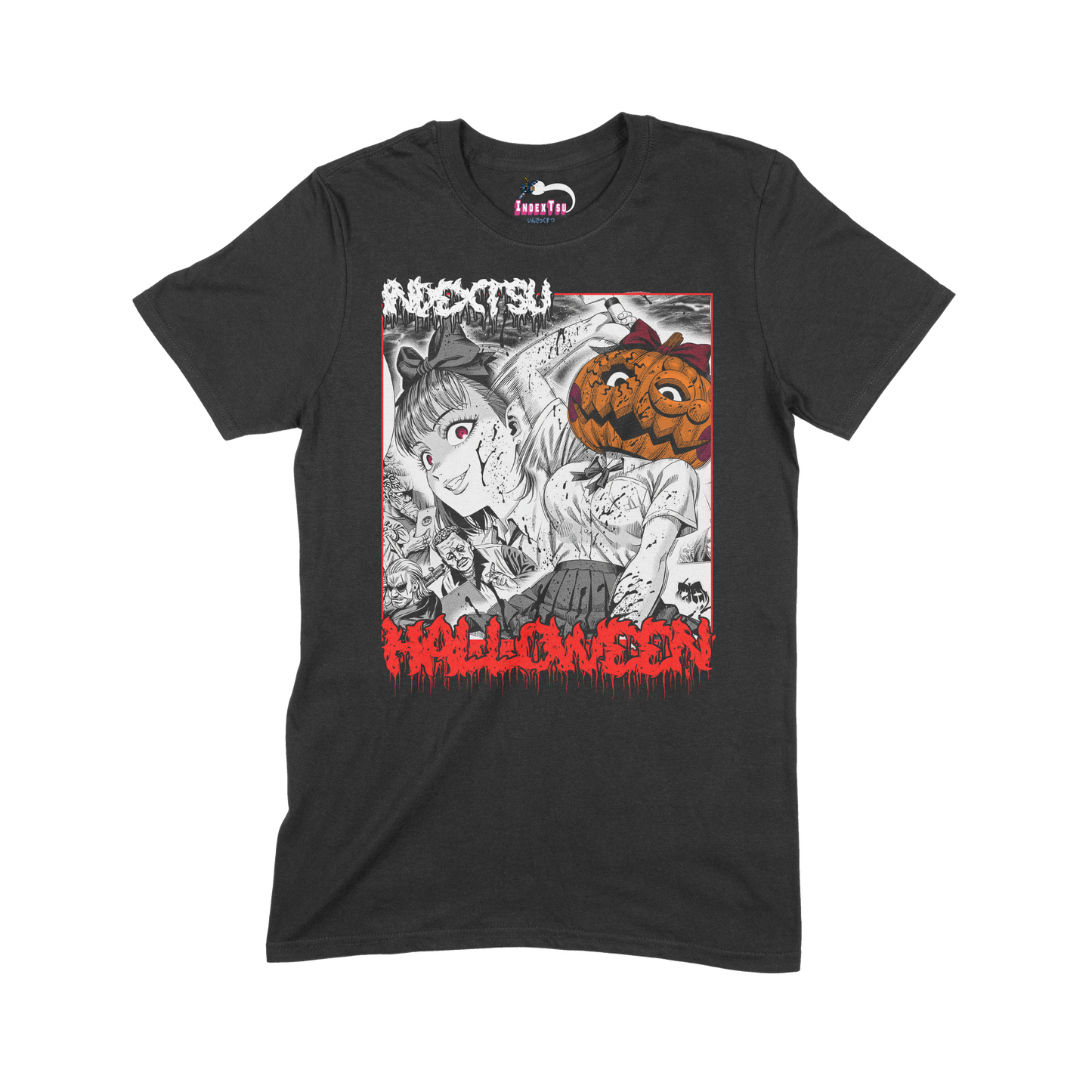 Playera IndexTsu Kuro Pumpkin Night Halloween.