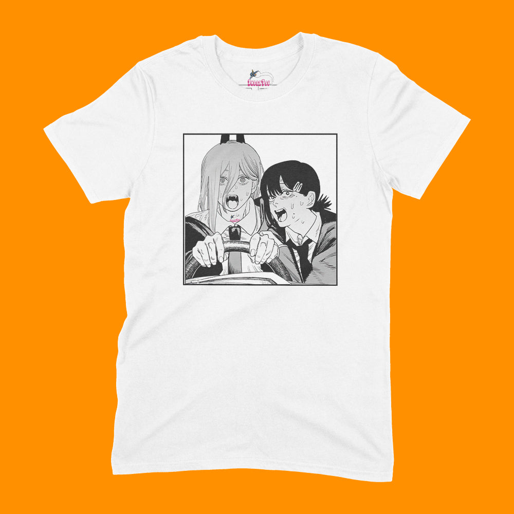 Playera IndexTsu Kuro Chainsaw Man  Ahhh!