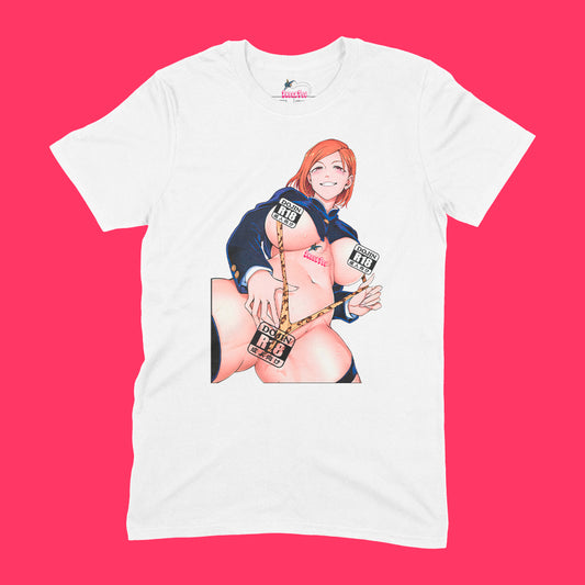 Playera IndexTsu Kuro Jujutsu Kaisen Nobara Kugisaki Doujin 50on!