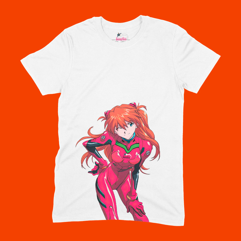 Playera IndexTsu Kuro Evangelion Asuka Langley IDX