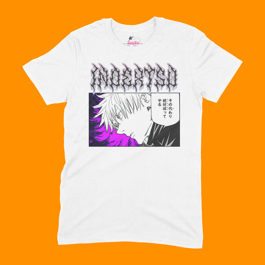 Playera IndexTsu Kuro Jujutsu Kaisen Satoru Gojo IDXTSU
