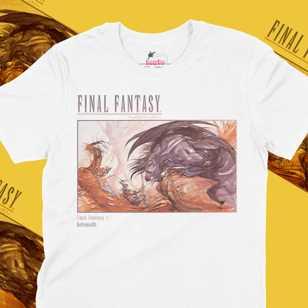 Playera IndexTsu Kuro Final Fantasy 1 Behemoth