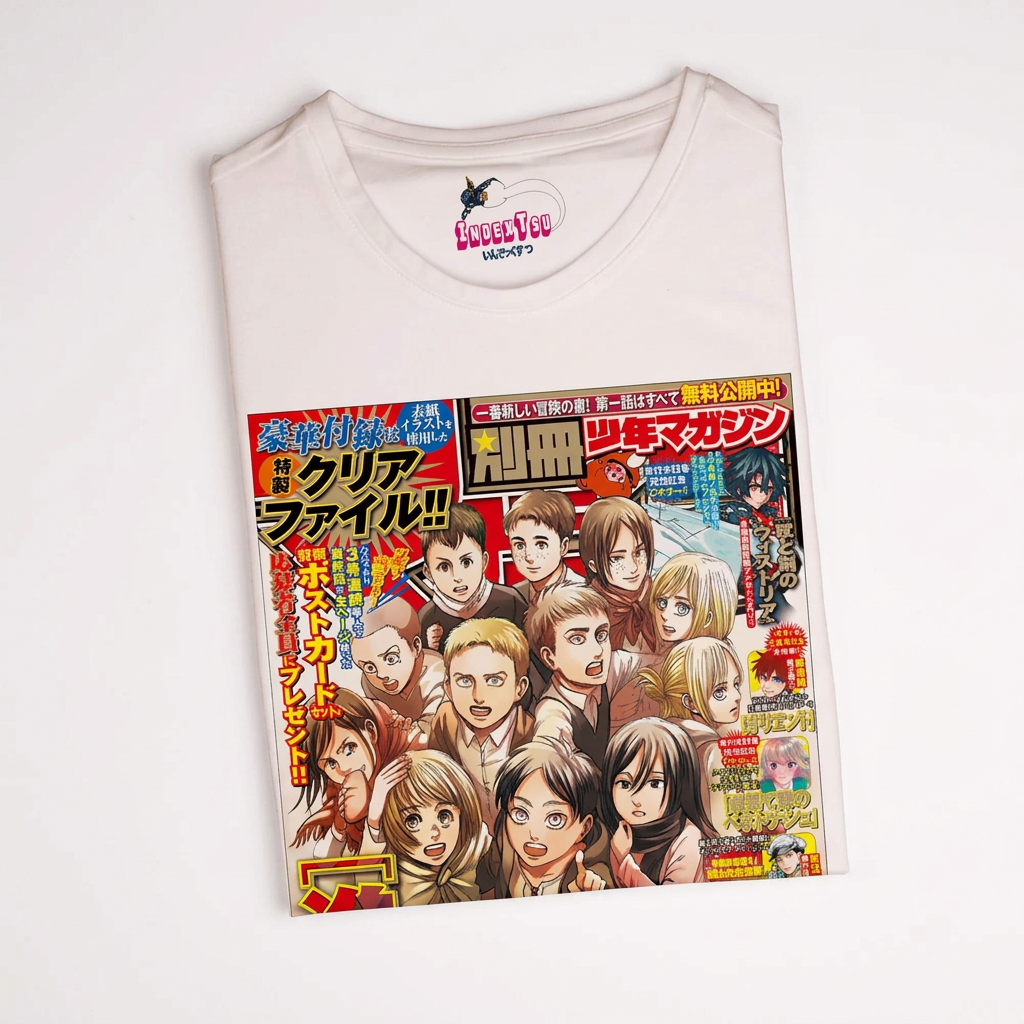 Playera Attack on Titan Portada | Anime Streetwear