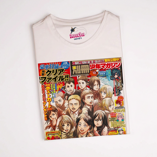 Playera Attack on Titan Portada | Anime Streetwear