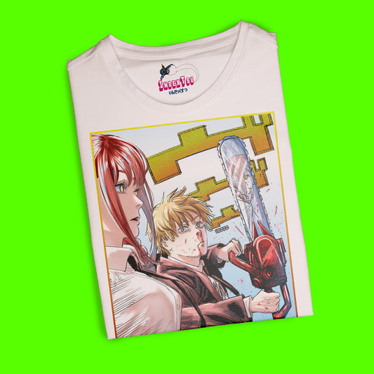 Playera Chainsaw Man Makima VS