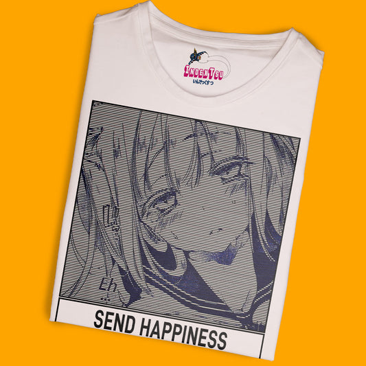 Playera SEND HAPPINESS.