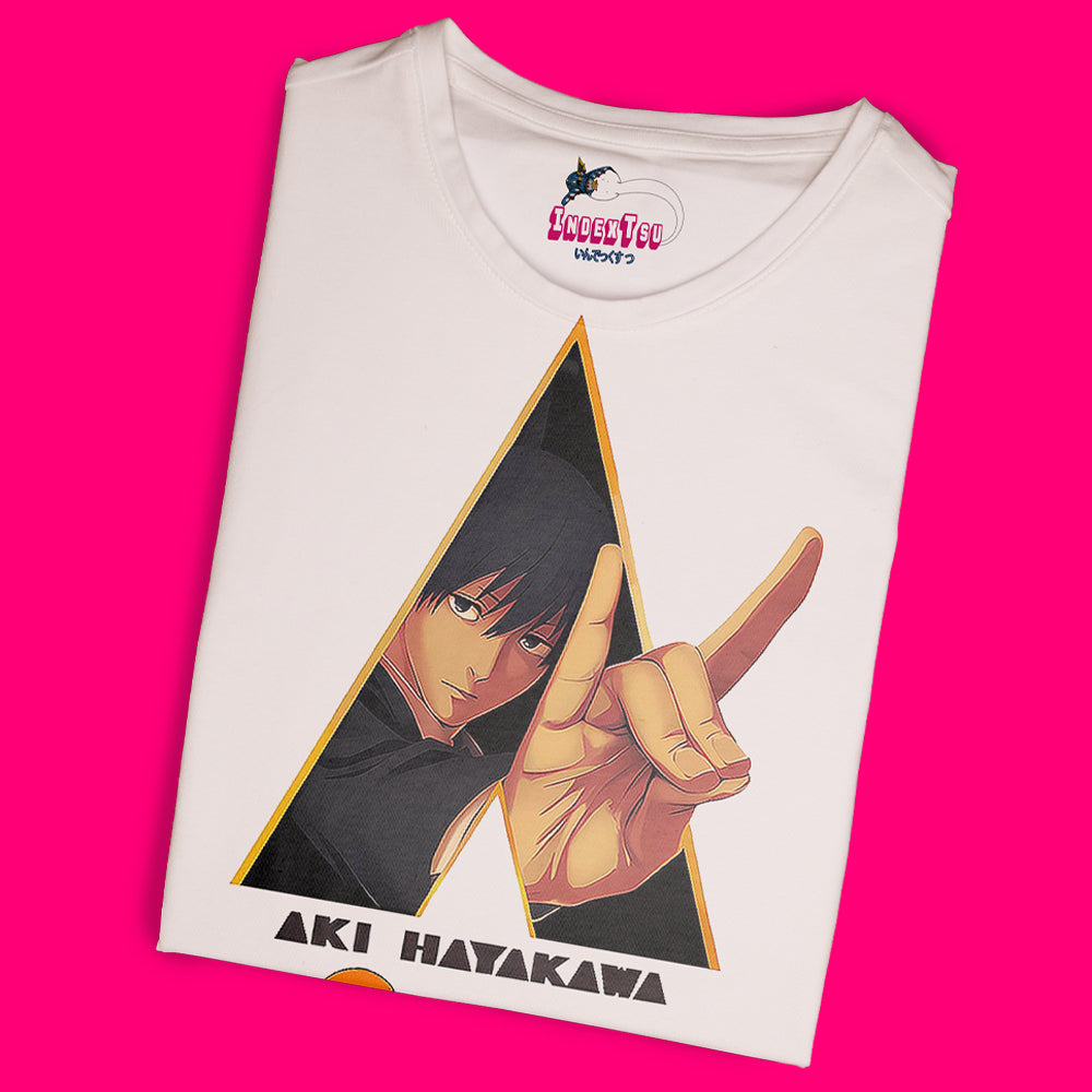 Playera Chainsaw Man Aki Hayakawa