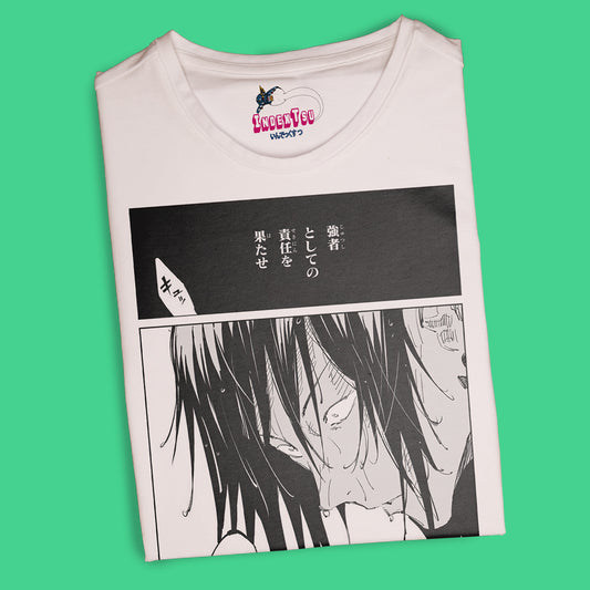 Playera IndexTsu Kuro Jujutsu Kaisen Suguru Geto.