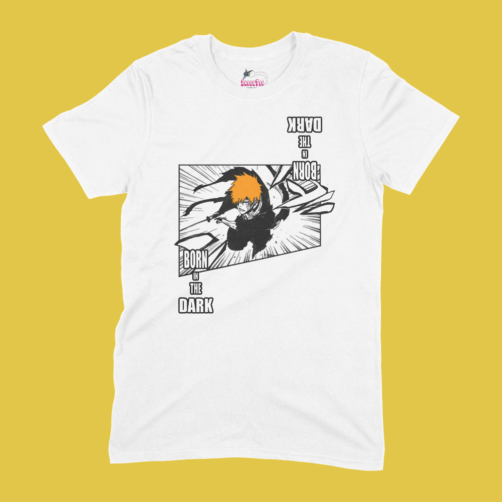 Playera Bleach Ichigo saki Born in the Dark.