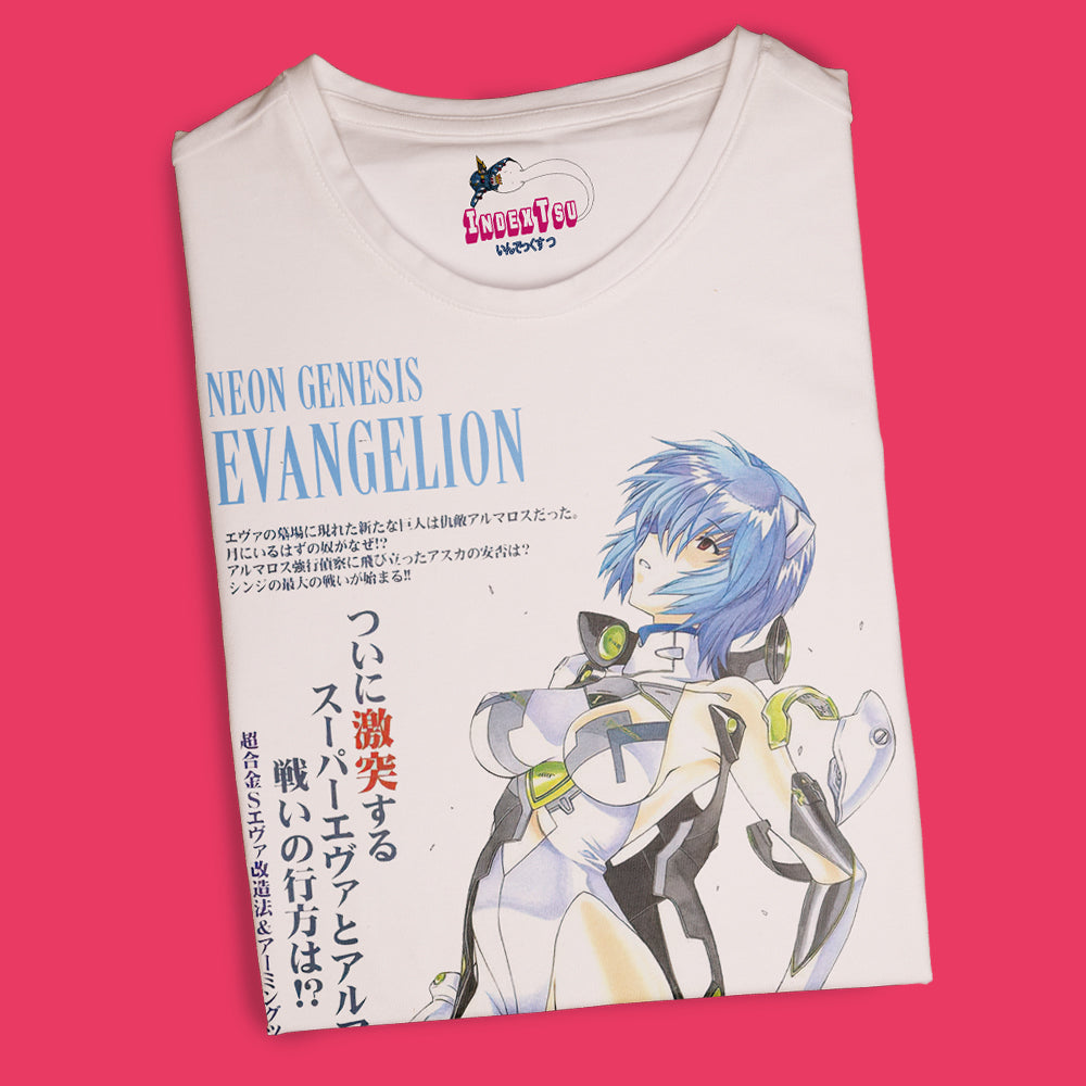 Playera IndexTsu Kuro Evangelion REI AYANAMI.