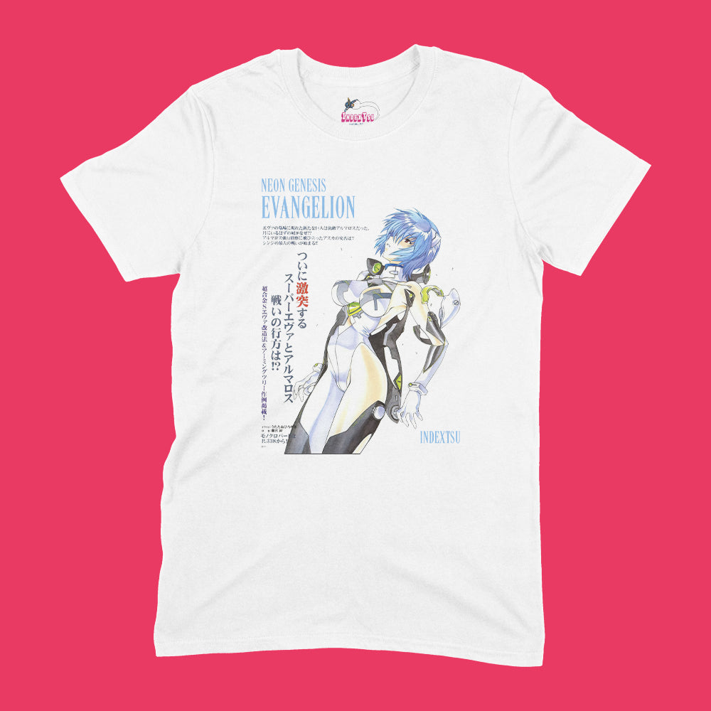 Playera IndexTsu Kuro Evangelion REI AYANAMI.