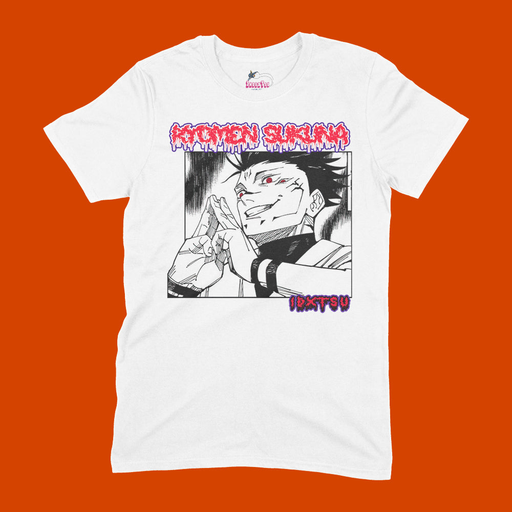 Playera IndexTsu Kuro Jujutsu Kaisen RYOMEN SUKUNA IDXTSU.