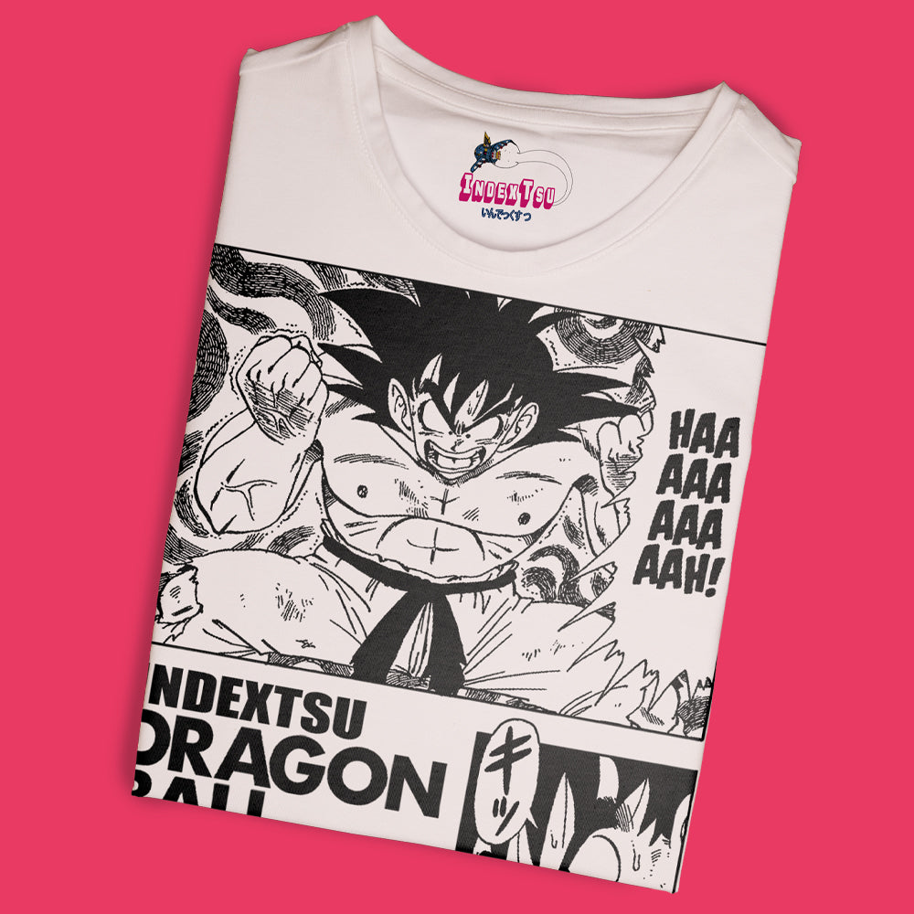 Playera IndexTsu Kuro Dragon Ball Goku Combinación de Meteoros