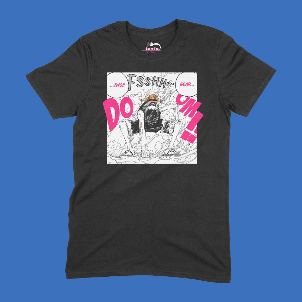 Playera IndexTsu Kuro One Piece Luffy Gear Two.