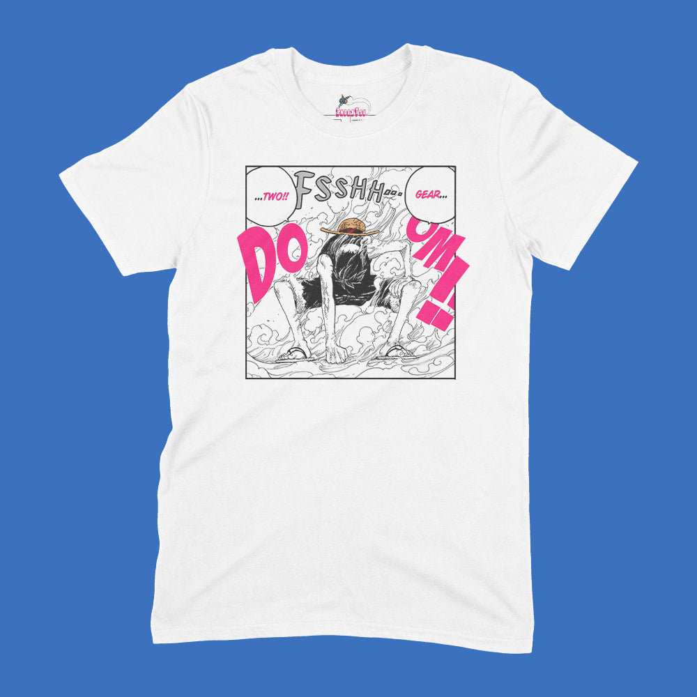 Playera IndexTsu Kuro One Piece Luffy Gear Two.