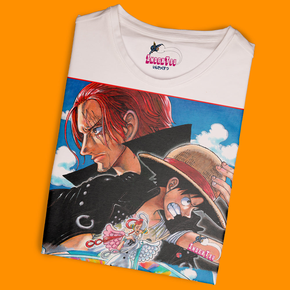 Playera One Piece Film Red