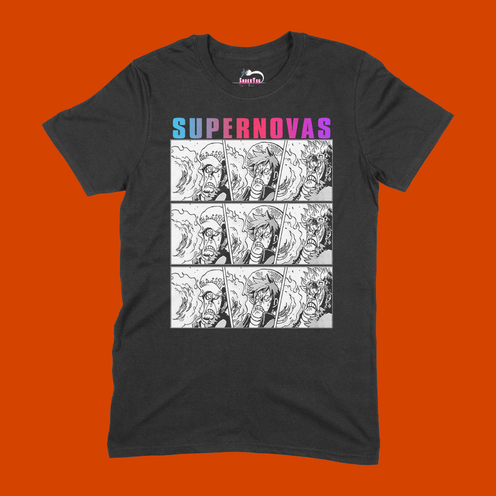 Playera IndexTsu Kuro One Piece SUPERNOVAS