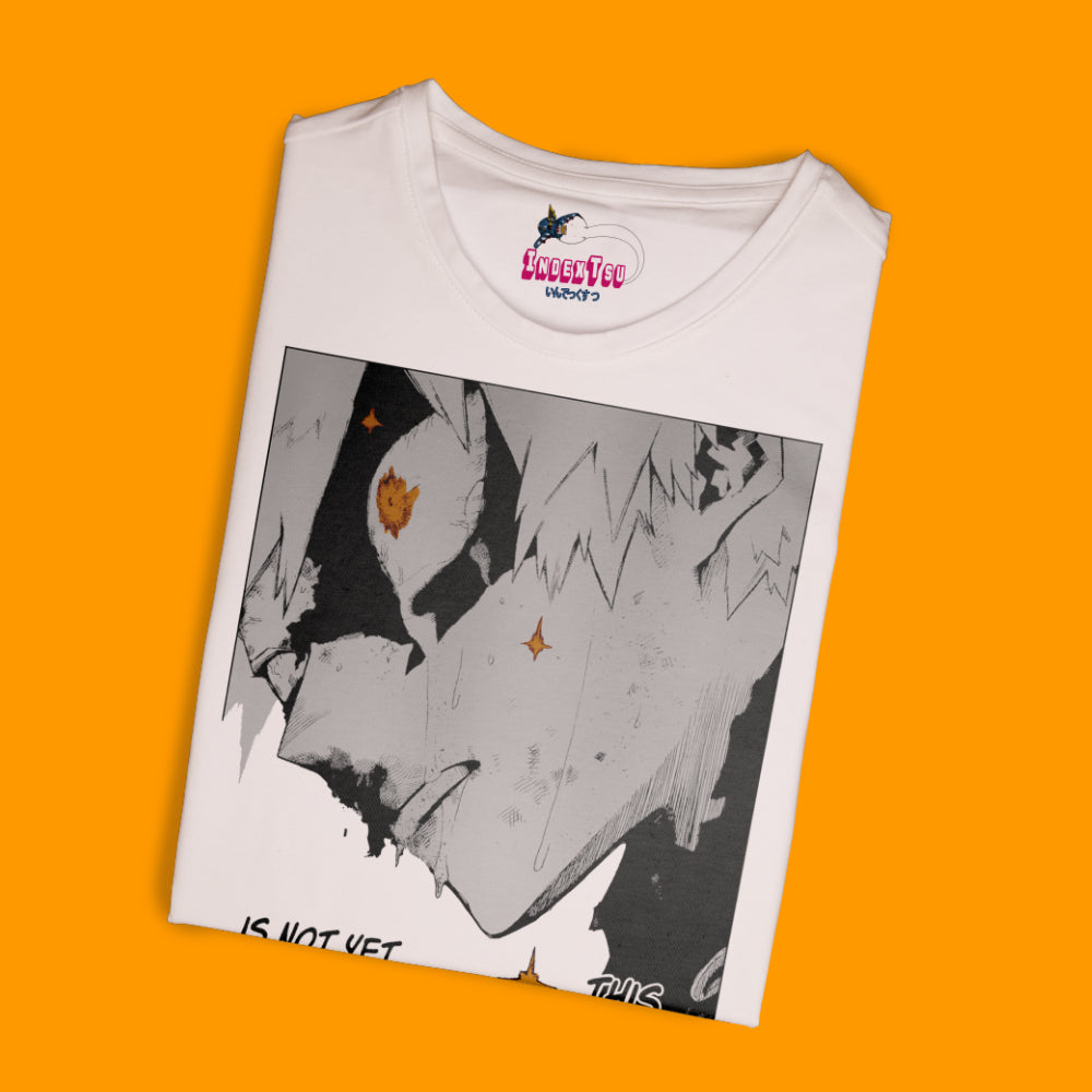 Playera MY HERO ACADEMIA BAKUGOU KATSUKI"..IS NOT YET FINISHED"