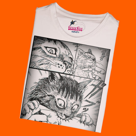 Playera Junji Ito Cat.