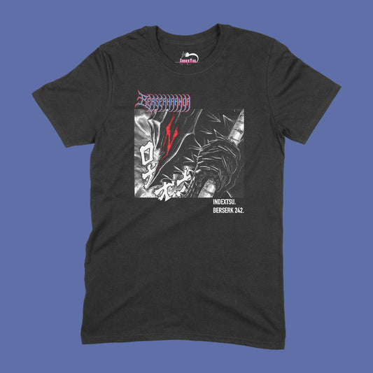 Playera Berserk Armor 242, otra vista del diseño